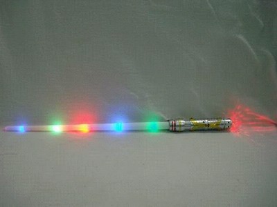 led light saber with magic prism ball
