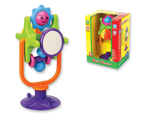 sassy swirl happy kid multicolored wholesale baby toy busy wheeler